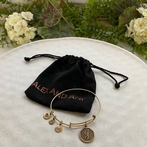 Alex and Ani Initial J Bangle